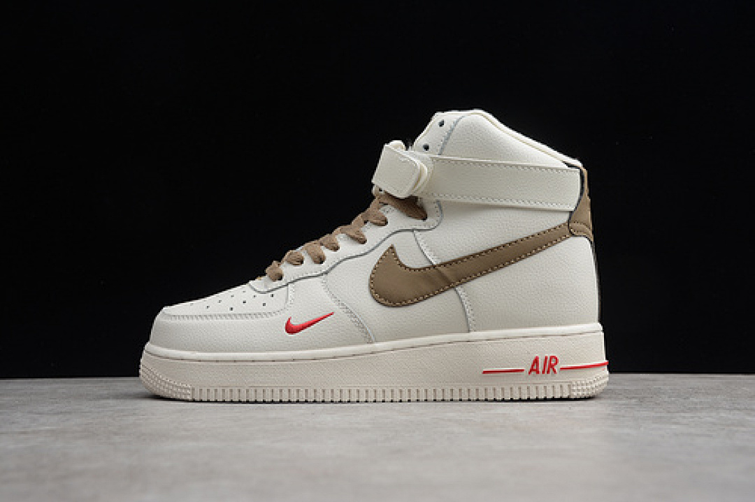 Nike [71-68-79]-[808788-995]-[AIR FORCE 1 HIGH YOHOOD SHOES RICE WHITE/SANDY BEIGE]-[UNISEX:36-45], photo 1