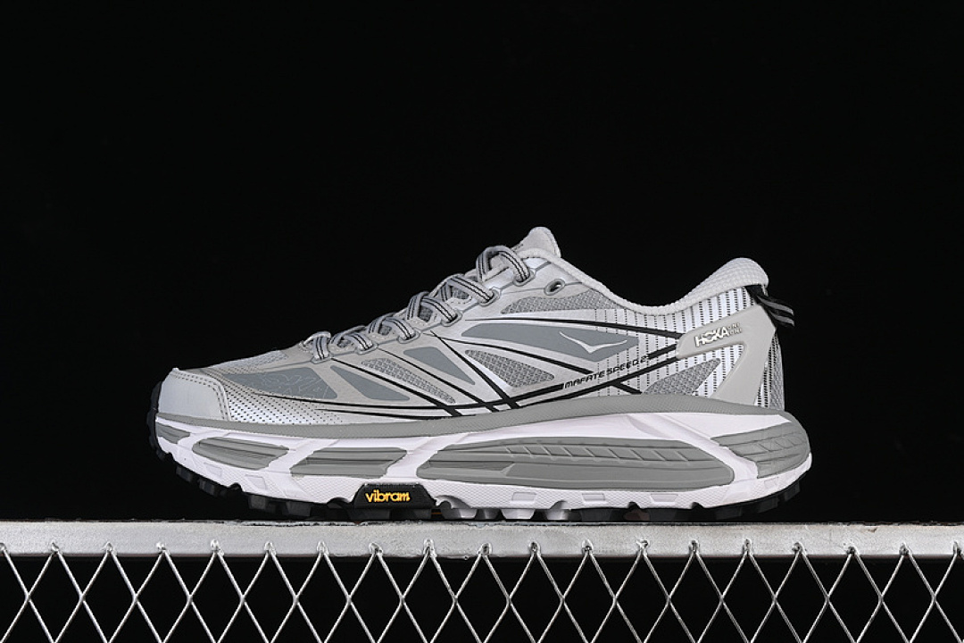 Hoka [1126851 SRYG]-[HOKA MAFATE THREE 2 WHITE/GREY/BLACK/SILVER]-[WOMAN:36-39]-[MAN:40-45] - Image 3