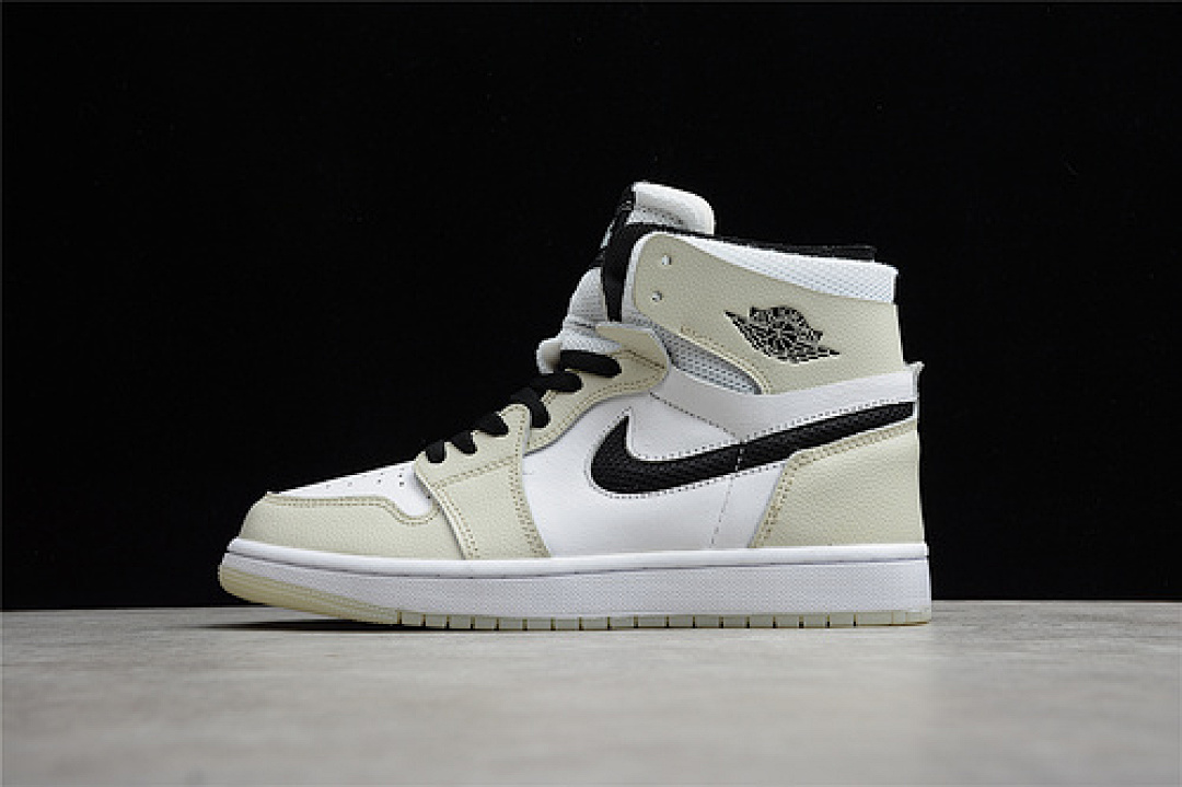 Jordan AIR Jordan 1 HIGH ZOOM COMFORT LIGHT BONE SEA GLASS/BLACK/WHITE/SAIL · CT0979-002, photo 1