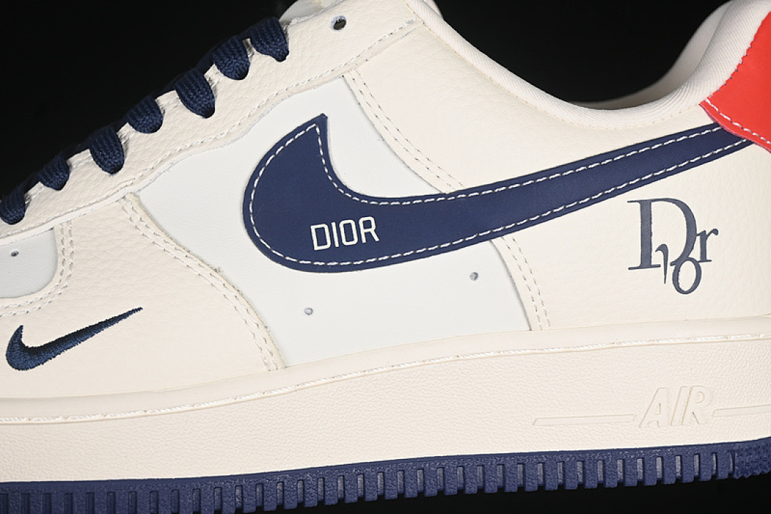 Nike [KK1988-067]-[AIR FORCE 1 07 LOW BLUE/WHITE/RED]-[WOMAN:36-39]-[MAN:40-45] - Image 8