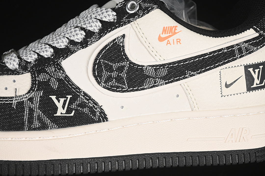 Nike [YX5066-353]-[AIR FORCE 1 07 LOW LV WHITE/GREY/BLACK]-[WOMAN:36-39]-[MAN:40-45] - Image 8
