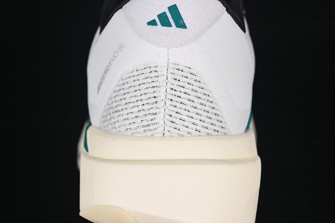 Adidas [JS4487]-[ADIZERO EVO SL WHITE/GREY/GREEN]-[WOMAN:36-39]-[MAN:40-45] - Image 7