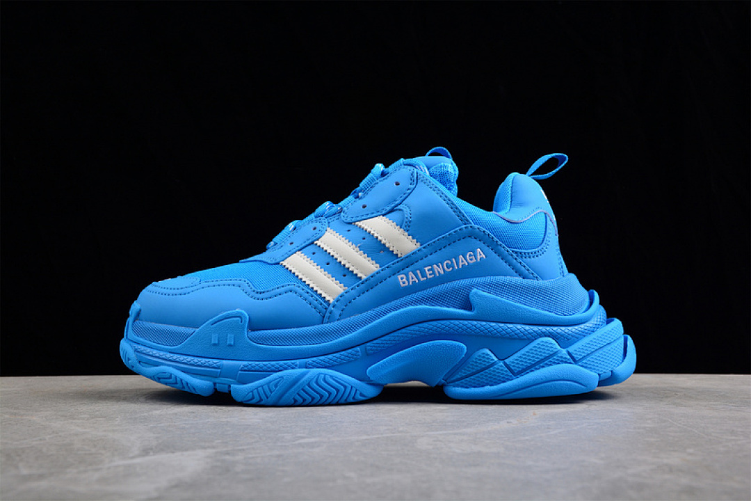 Unbranded [W2FW11003]-[BA*LEN*CIAGA TRIPLE S SNEAKERS X AD BLUE/BLUE/WHITE]-[WOMAN:35-39]-[MAN:40-46], photo 1