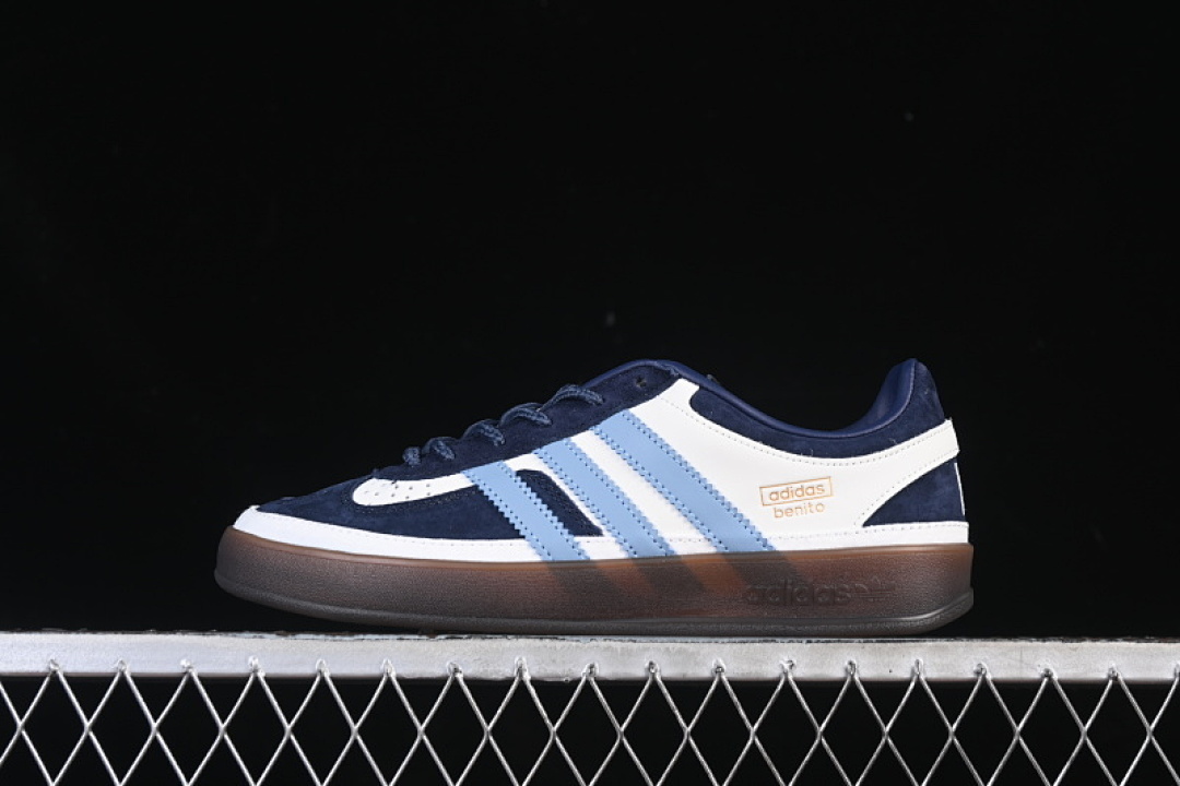 Adidas [JS5057]-[BAD BUNNY X ADIDAS GAZELLE INDOOR WHITE/BLUE/BROWN]-[WOMAN:36-39]-[MAN:40-45], photo 1