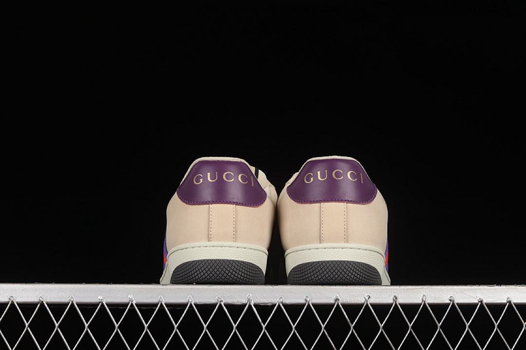 Gucci [A35M09064]-[GU*CCI DISTRESSED SCREENER SNEAKERS BEIGE/BLUE/PURPLE-RED]-[WOMAN:35-40] - Image 15