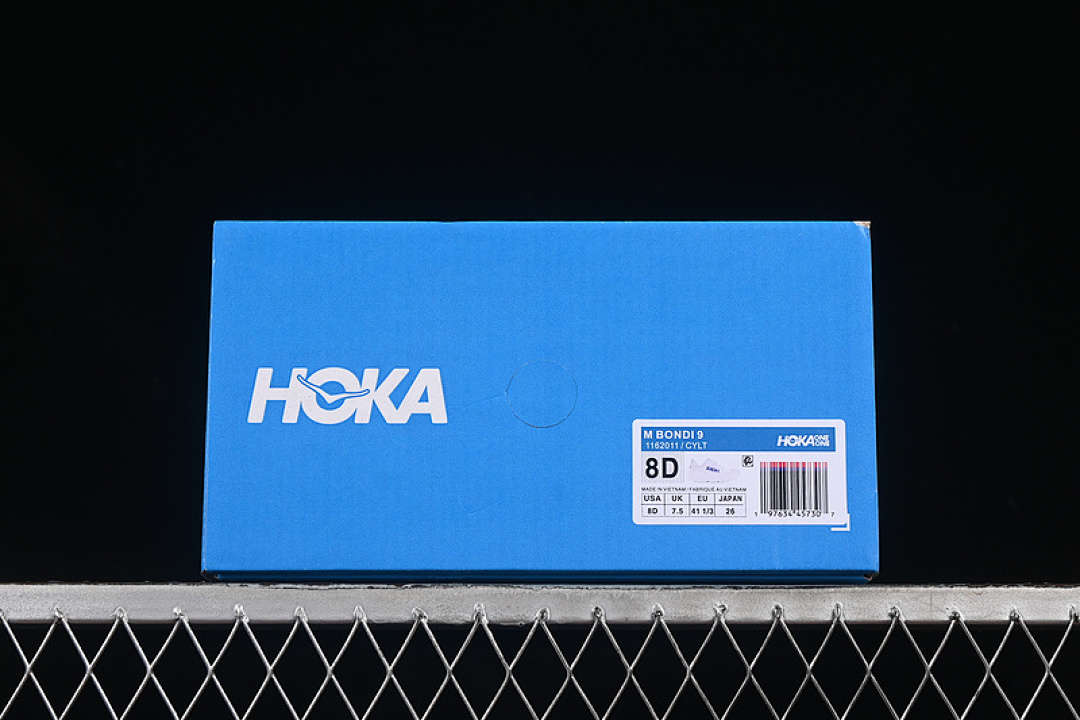 On Running [1162011 CYLT]-[HOKA ONE BONDI 9 WHITE/GREY/BLUE]-[WOMAN:36-39]-[MAN:40-45] - Image 12