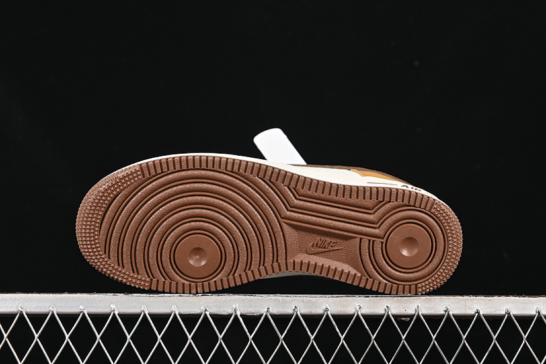 Nike [LW9279-014]-[AIR FORCE 1 07 LOW LV WHITE/BROWN/YELLOW]-[WOMAN:36-39]-[MAN:40-45] - Image 14