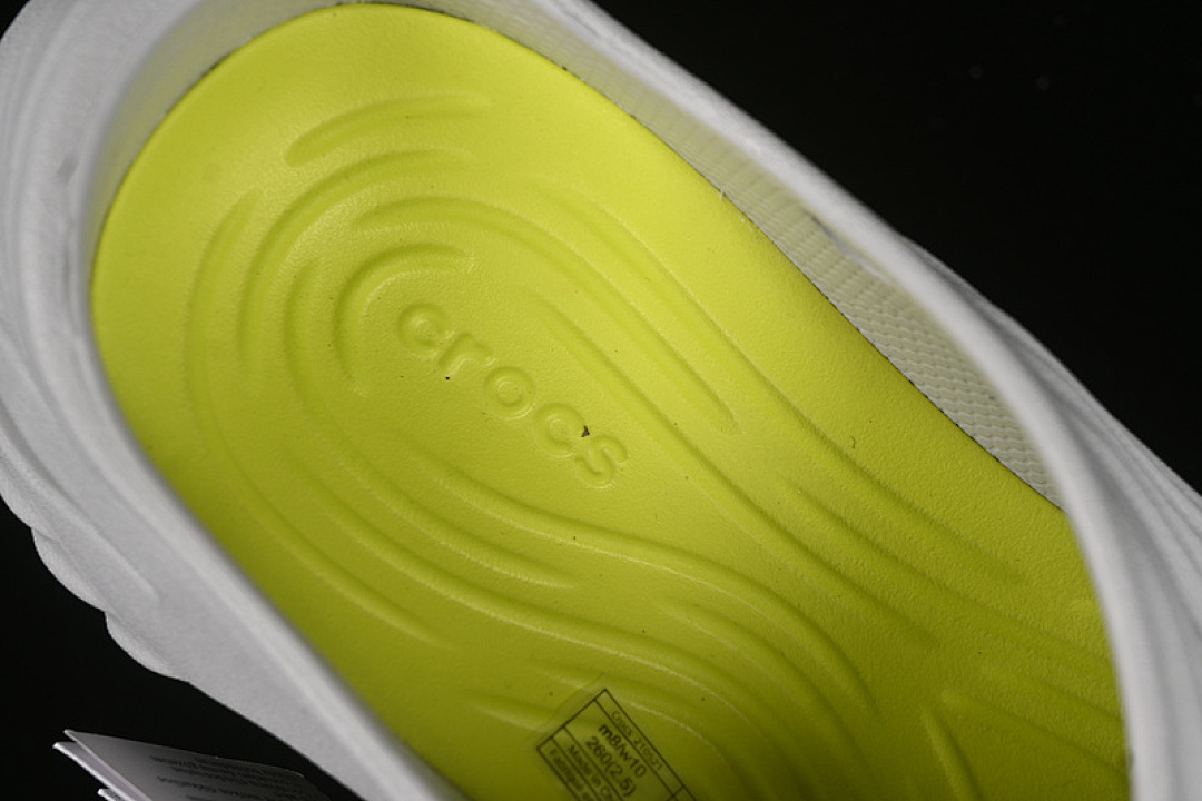 Crocs [CROCS EVA CLASSIC SIMPLE CASUAL BEACH HOLE SLIPPERS SANDALS GREY/GREEN]-[MAN:39-46] - Image 5