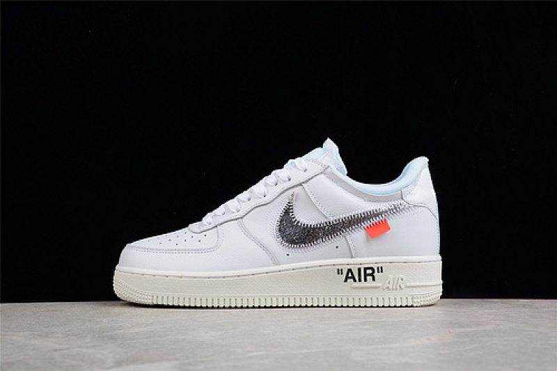 Nike Nike OW X AIR FORCE 1 COMPLEXCON EXCLUSIVE WHITE/METALLIC SILVER-SAIL · AO4297-100, photo 1
