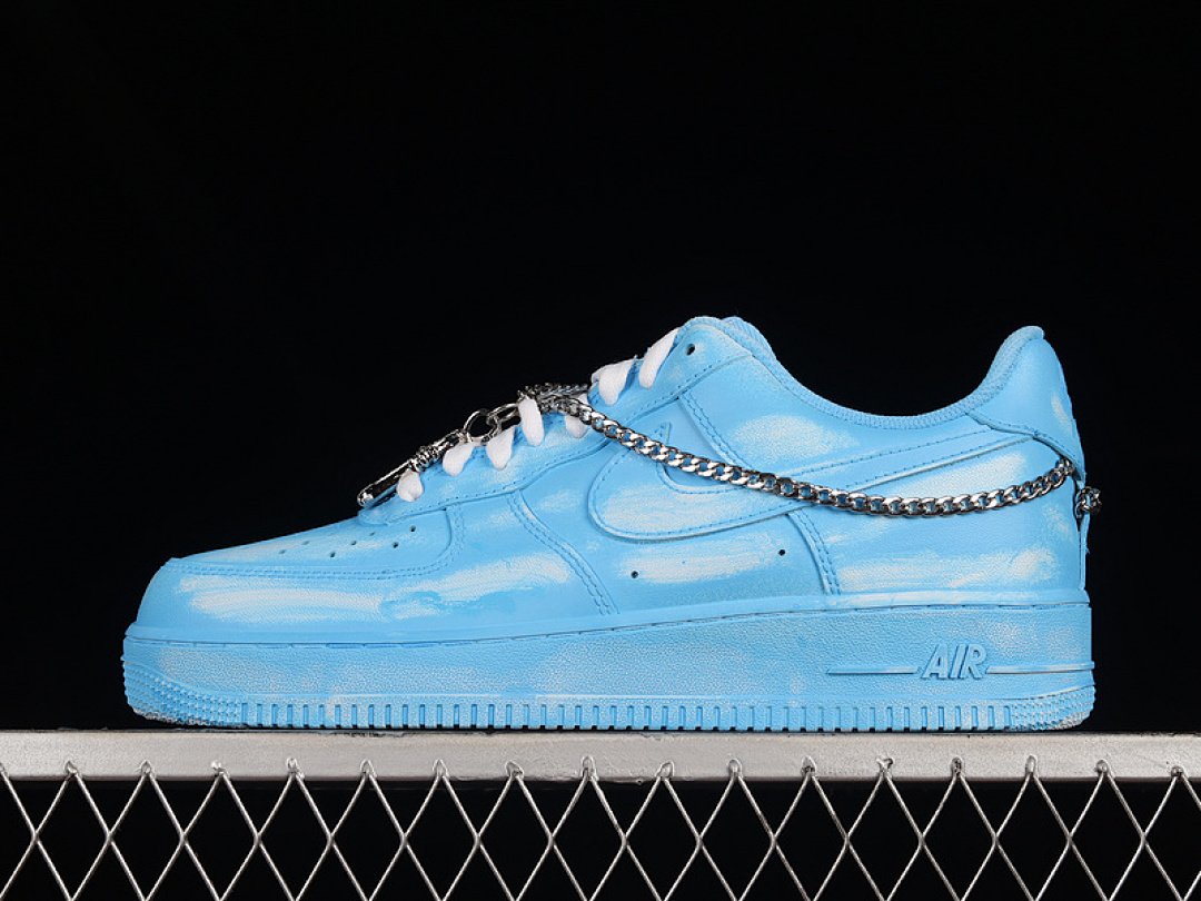 Nike [CW2288-111]-[AIR FORCE 1 LOW 07 BLUE/WHITE/SILVER]-[WOMAN:36-39]-[MAN:40-45], photo 1