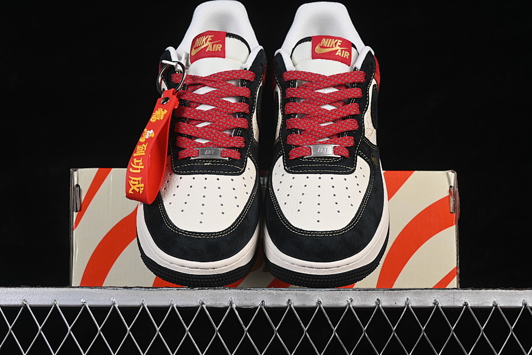 Nike [QW5288-117]-[AIR FORCE 1 07 LOW WHITE/BLACK/RED/GOLD]-[WOMAN:36-39]-[MAN:40-45] - Image 13