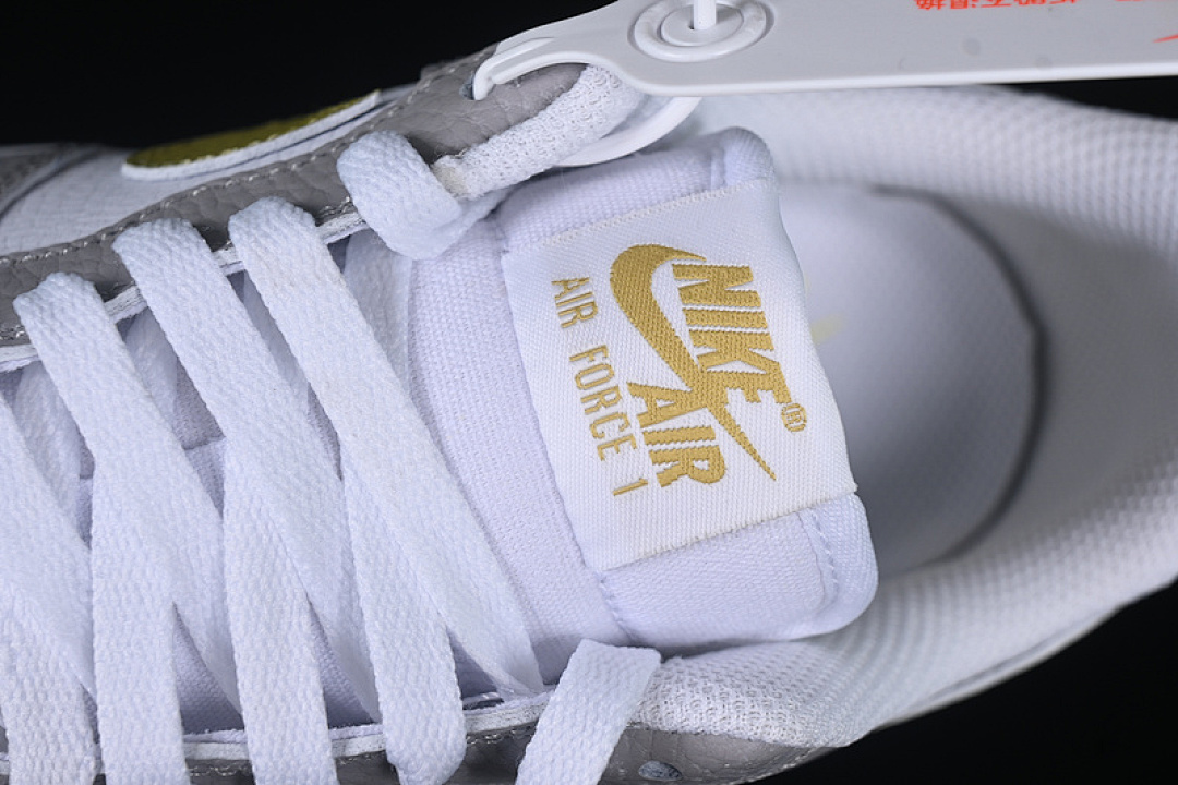 Nike [IB3881-001]-[AIR FORCE 1 07 LOW WHITE/GREY/GREEN]-[WOMAN:36-39]-[MAN:40-45] - Image 9