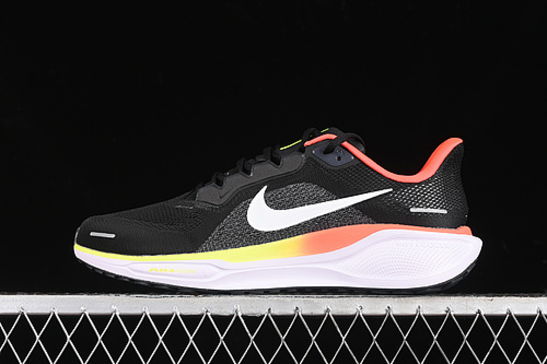 Nike [HQ1564-016]-[AIR ZOOM PEGASUS 41 BLACK/WHITE/BRIGHT CRIMSON/NEON YELLOW/BLACK]-[MAN:39-45] - Image 3