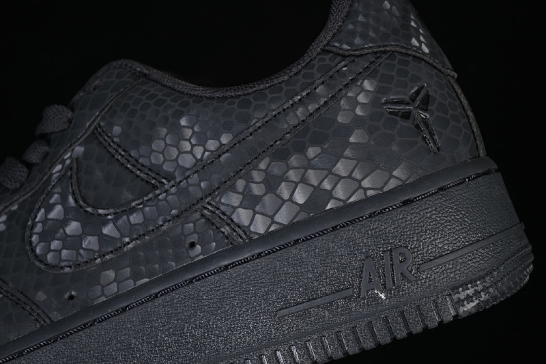 Nike [IB0018-004]-[AIR FORCE 1 07 LOW BLACK]-[WOMAN:36-39]-[MAN:40-45] - Image 6