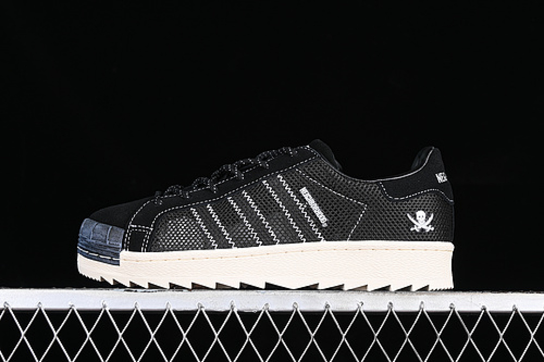 Neighborhood [IE8879]-[NBHD NEIGHBORHOOD CLOT ORIGINALS SUPERSTAR PNS WHITE/BLACK]-[UNISEX:35.5-45], photo 1