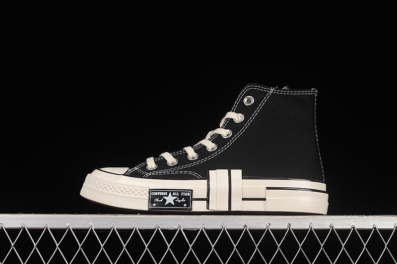 Converse Converse RUBBER PATCHWORK X CHUCK TAYLOR ALL-STAR 70S HIGH BLACK/BLACK/EGRET · AO2113C, photo 1