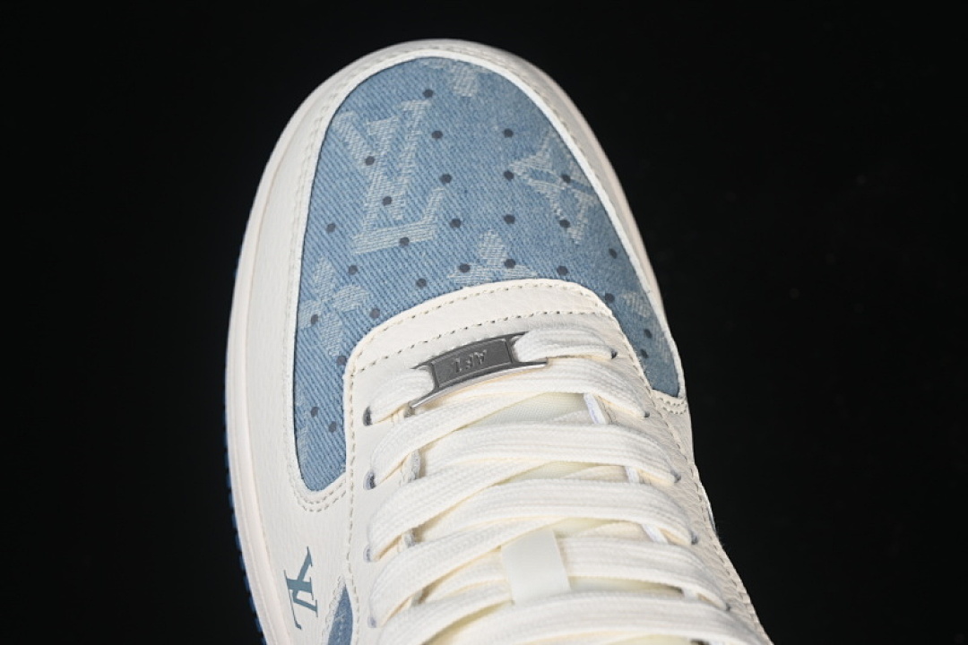 Nike [XD2588-606]-[AIR FORCE 1 07 LOW CASUAL SNEAKERS NAVY BLUE/WHITE]-[WOMAN:36-39]-[MAN:40-45] - Image 9