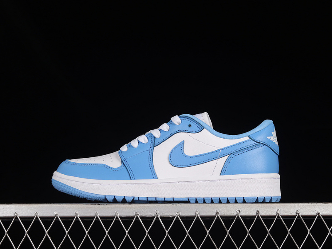 Jordan [DD9315-100]-[AIR JORDAN 1 LOW GOLF UNC WHITE/UNIVERSITY BLUE]-[WOMAN:35.5-39]-[MAN:40-46], photo 1