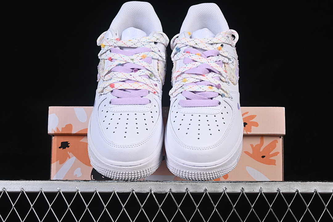 Nike [DC9999-556]-[AIR FORCE 1 07 LOW CASUAL SNEAKERS WHITE/WHITE/WHITE]-[WOMAN:36-39]-[MAN:40-45] - Image 13