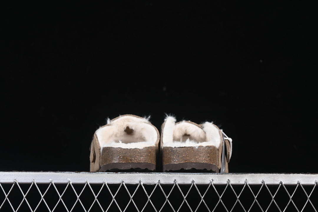 Birkenstock [BIRKENSTOCK AUTUMN AND WINTER FLEECE COLLECTION BROWN/BLACK]-[WOMAN:35-39]-[MAN:40-45] - Image 11