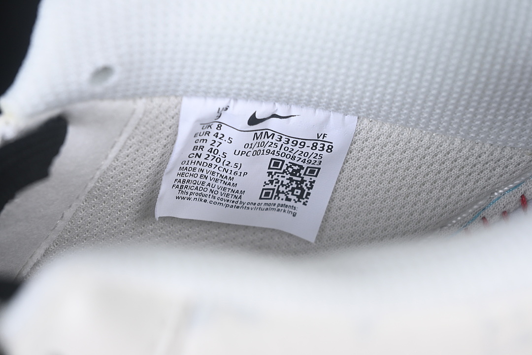Nike [MM3399-838]-[AIR FORCE 1 07 LOW CASUAL SNEAKERS BLACK/WHITE]-[WOMAN:36-39]-[MAN:40-45] - Image 5