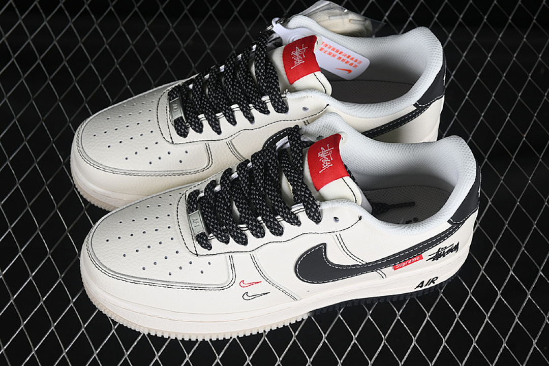 Nike [HH7518-036]-[AIR FORCE 1 07 LOW WHITE/BLACK/RED]-[WOMAN:36-39]-[MAN:40-45] - Image 11