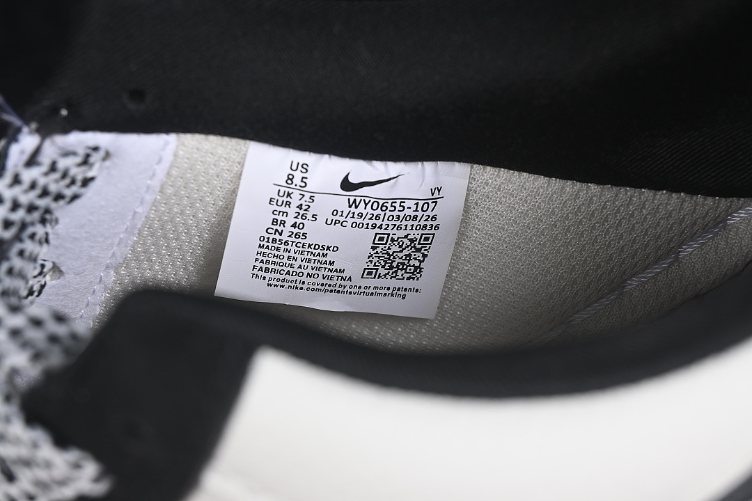 Nike [WY0655-107]-[AIR FORCE 1 07 LOW CASUAL SNEAKERS WHITE/BLACK/WHITE]-[WOMAN:36-39]-[MAN:40-45] - Image 6