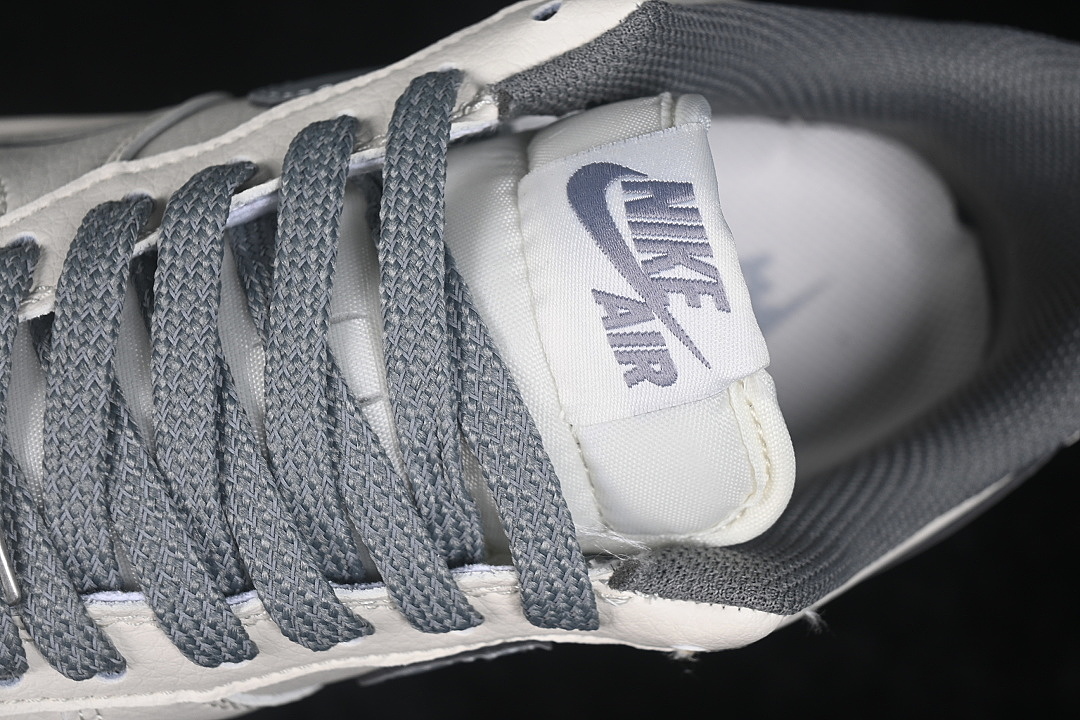 Nike [JP8028-074]-[AIR FORCE 1 07 LOW CASUAL SNEAKERS WHITE/GREY/WHITE]-[WOMAN:36-39]-[MAN:40-45] - Image 9