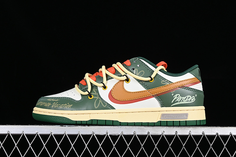 Nike DUNK LOW SB WHITE/GREEN/BROWN · DD1391-300, photo 1