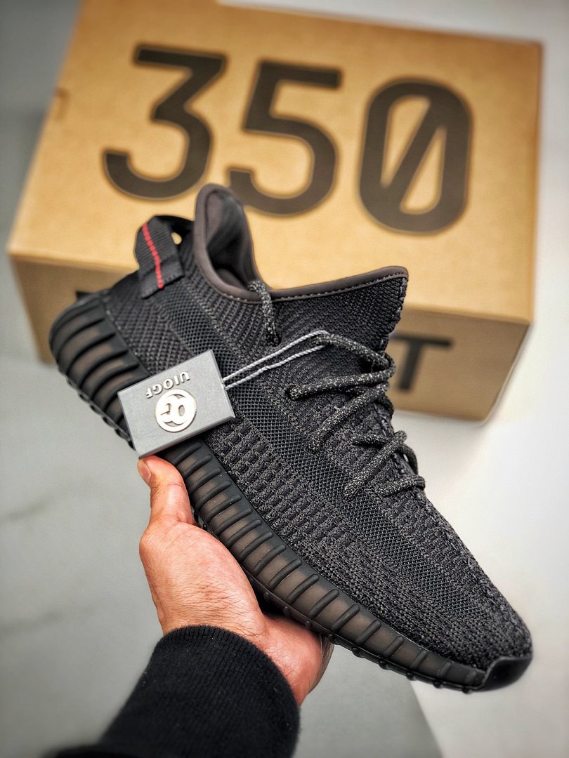 On Running Adidas OG YEEZY BOOST 350 V2 BLACK-NON REFLECTIVE BLACK/BLACK · FU9006, photo 1