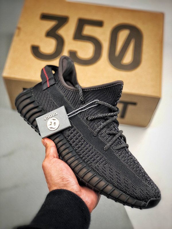 On Running Adidas OG YEEZY BOOST 350 V2 BLACK-NON REFLECTIVE BLACK/BLACK · FU9006, photo 1