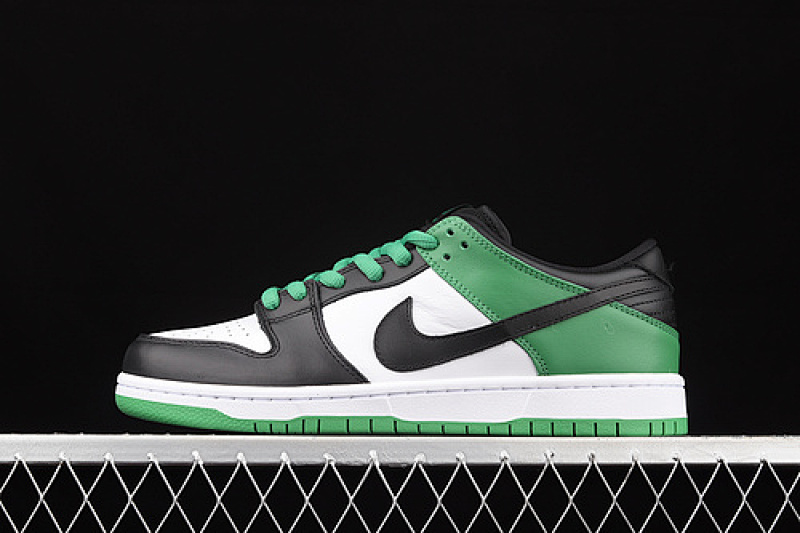 Nike DUNK LOW PRO SB CLASSIC GREEN/WHITE/CLASSIC GREEN/BLACK · BQ6817-302, photo 1