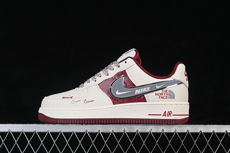 Nike Nike AIR FORCE 1 07 LOW CASUAL SNEAKERS RED/WHITE/GREY · DF0188-112, photo 1