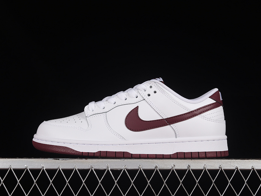 Unbranded [DV0831-102]-[DUNK LOW WHITE/NIGHT MAROON/WHITE]-[WOMAN:36-39]-[MAN:40-46], photo 1
