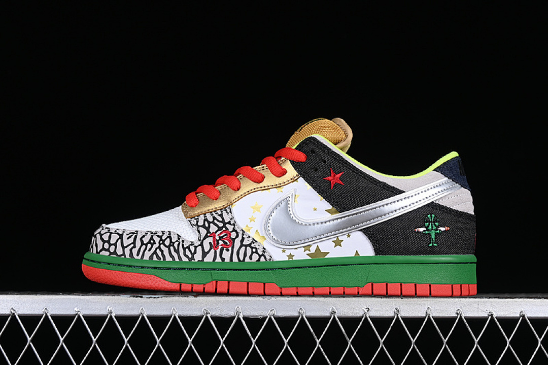 Unbranded [318403-141]-[SB DUNK LOW WHAT THE WHITE/BLACK/RED/SLIVER]-[WOMAN:36-39]-[MAN:40-46], photo 1