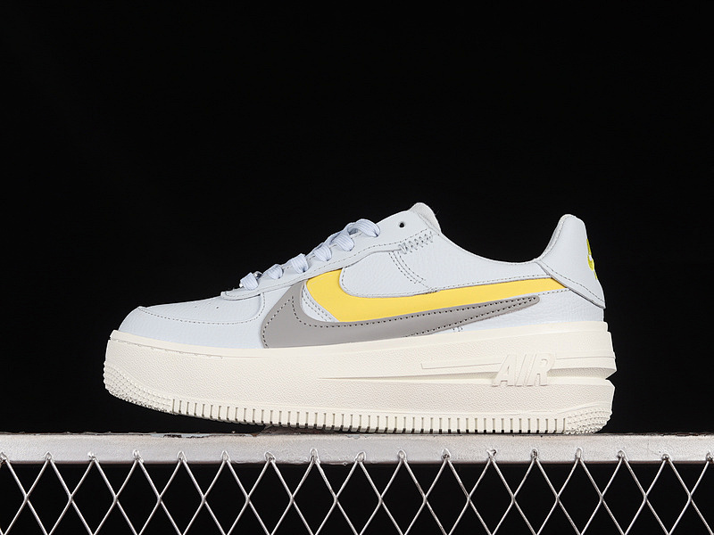 Nike Nike AIR FORCE 1 PLT AF ORM OFF WHITE/GREY/YELLOW · DJ9946-002, photo 1