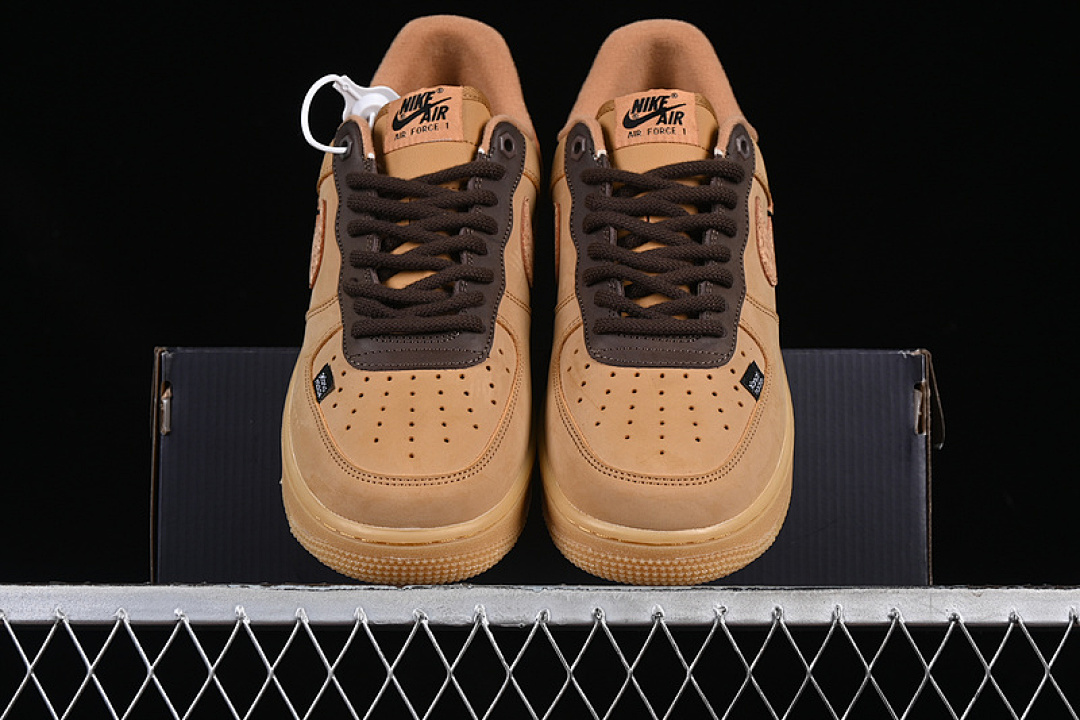 Nike [CJ9179-200]-[AIR FORCE 1 07 LOW FLAX/GUM LIGHT BROWN/BLACK/WHEAT]-[WOMAN:36-39]-[MAN:40-45] - Image 13