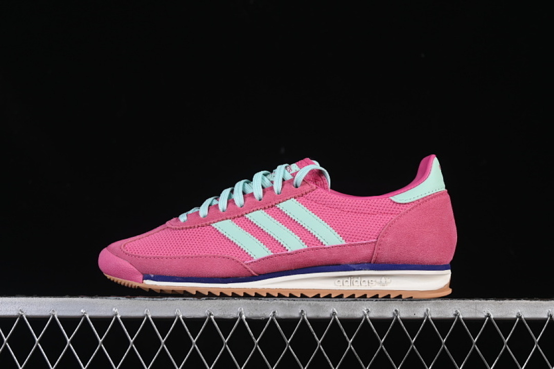 [JI1879]-[ORIGINALS SL 72 OG CLASSIC RETRO SHOES BLUE/PINK/WHITE]-[WOMAN:36-39]-[MAN:40], photo 1
