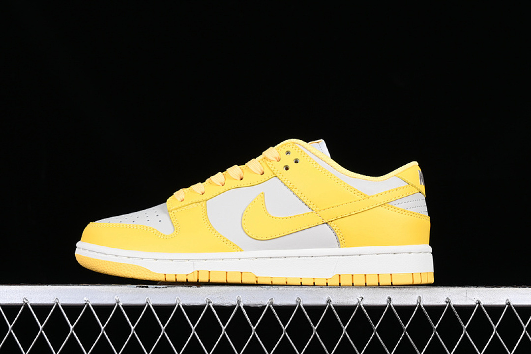 Nike DUNK LOW WHITE/YELLOW · DD1503-002, photo 1