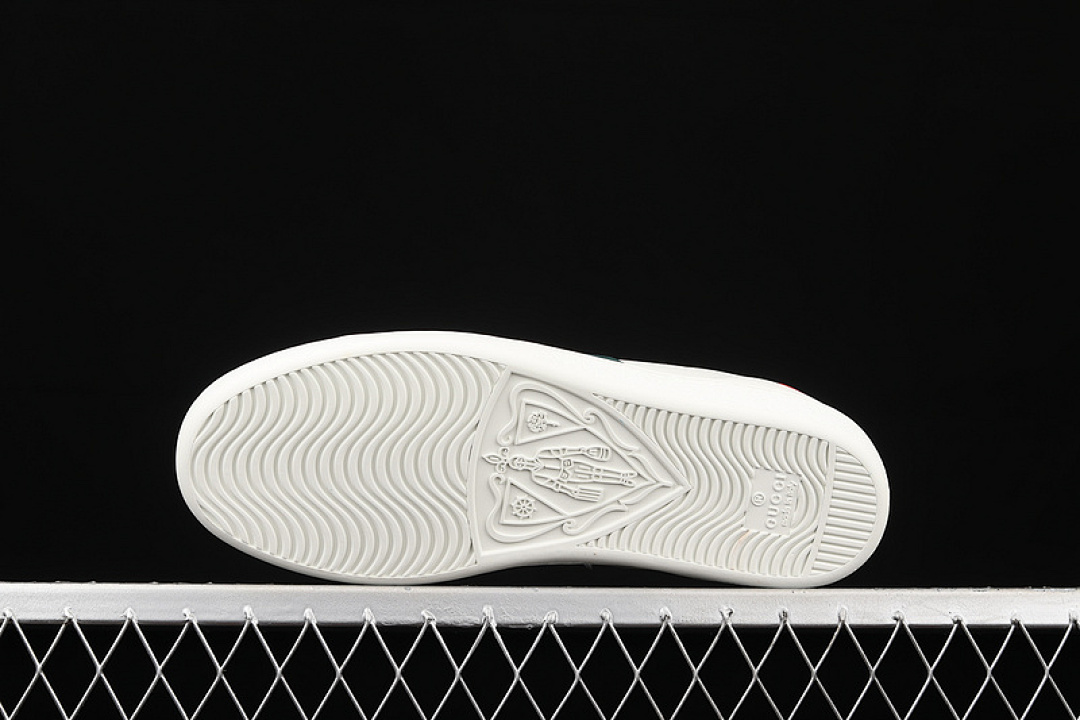 Gucci [02JP09064]-[GU*CCI ACE EMBROIDERED LOW-TOP SNEAKERS WHITE/NAVY BLUE/RED-GOLD]-[UNISEX:35-44] - Image 13