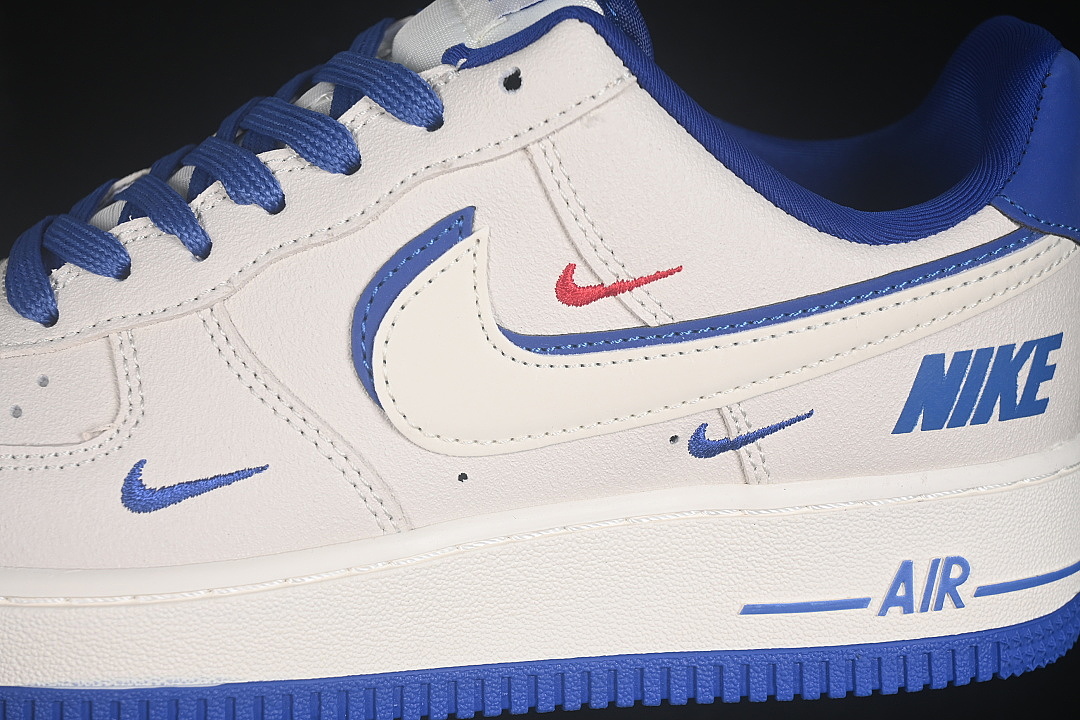 Nike [DF0188-154]-[AIR FORCE 1 07 LOW CASUAL SNEAKERS KLEIN BLUE/GREY]-[WOMAN:36-39]-[MAN:40-45] - Image 7
