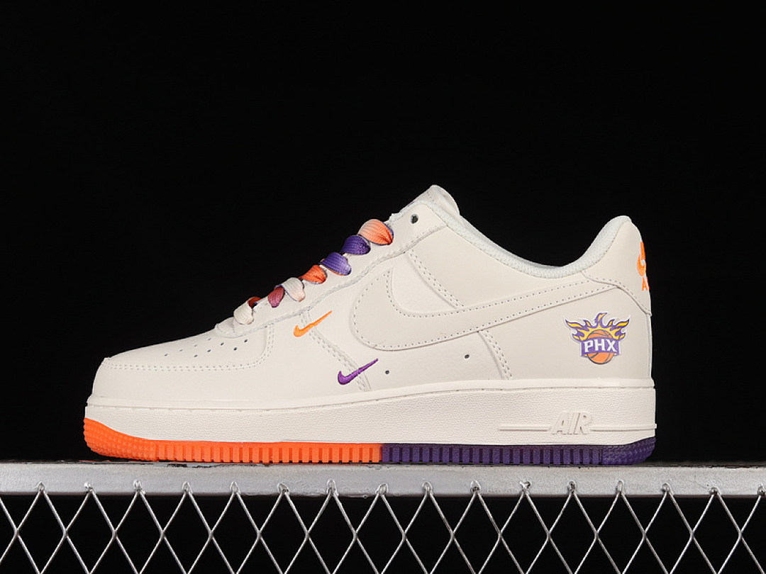 Nike [PH8659-001]-[AIR FORCE 1 07 LOW BEIGE/BLUE/ORANGE]-[WOMAN:36-39]-[MAN:40-45], photo 1