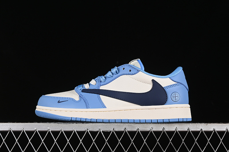 Jordan TRAVIS SCOTT X FRAGMENT DESIGN AIR Jordan 1 LOW OG SP WHITE/BLUE/BLACK · JJ5288-009, photo 1