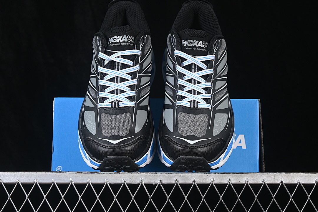 Hoka [1126851-BWHT]-[HOKA ONE RUNNING SHOES BLACK/WHITE/BLUE]-[WOMAN:36-39]-[MAN:40-46] - Image 13