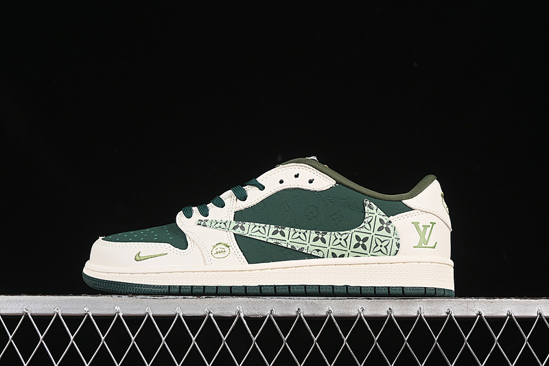 Jordan TRAVIS SCOTT X FRAGMENT DESIGN AIR Jordan 1 LOW OG SP WHITE/GREEN/BLACK · XS2024-061, photo 1