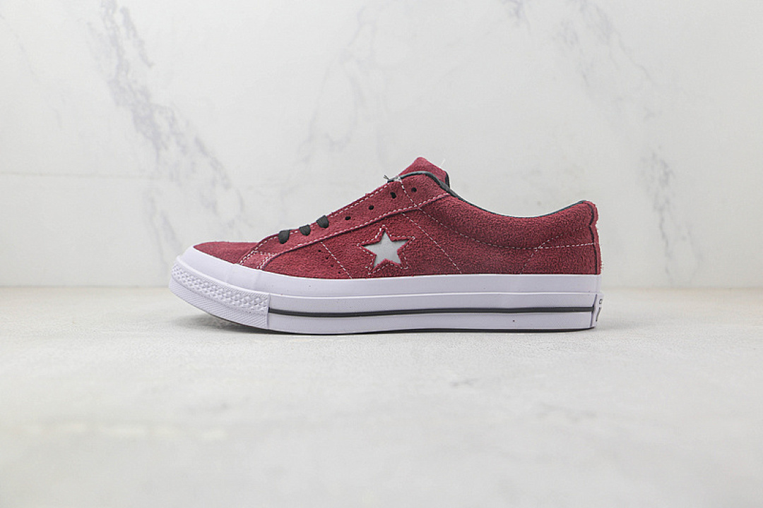 Converse [165955C]-[ONE STAR LOW TOP ROSE RED/WHITE/BLACK]-[WOMAN:35-39.5]-[MAN:40-44], photo 1