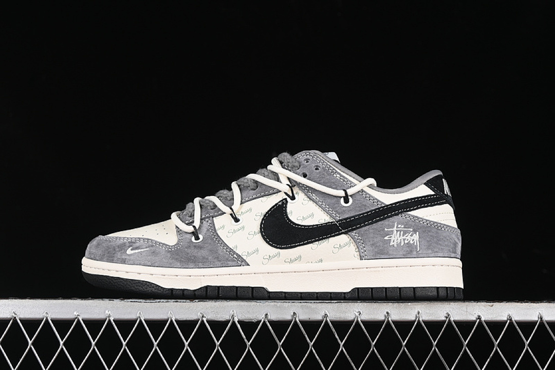 Unbranded [SJ2068-305]-[SB DUNK LOW WHITE/GREY/BLACK]-[WOMAN:36-39]-[MAN:40-45], photo 1