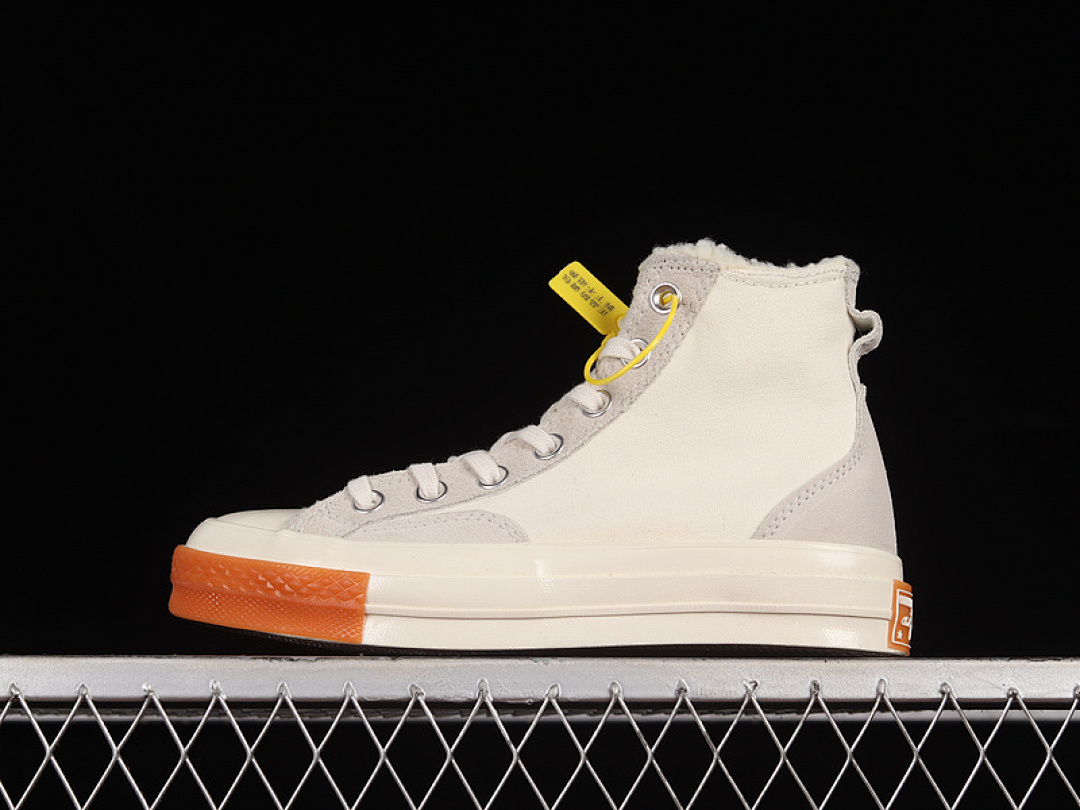 Converse [A04409C]-[CHUCK TAYLOR ALL-STAR 70S HIGH LIGHT GREY/WHITE/ORANGE]-[WOMAN:35-39.5]-[MAN:40-44], photo 1