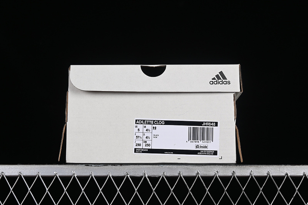 Adidas [JH9848]-[ADILETTE CLOGS WHITE/BLACK]-[WOMAN:36-39]-[MAN:40-44] - Image 10
