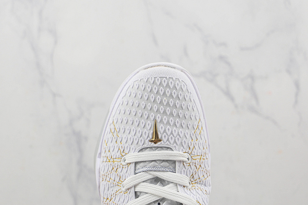 Nike [511371-100]-[ZOOM KOBE 7 SYSTEM ELITE HOME WHITE/METALLIC GOLD-BLACK-NATURAL GREY]-[MAN:40-46] - Image 6